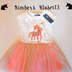 🦄New🦄 4T Tutu Style Dress with embellishments